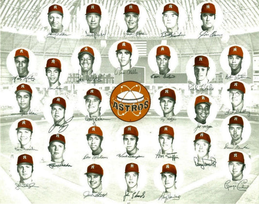 1971 Houston Astros Team Keychain Baseball Picture Mlb