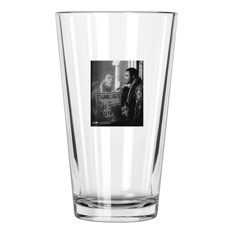 1971 Heavyweight Boxers Joe Frazier And Muhammad Ali Pint Beer Drinking Glass