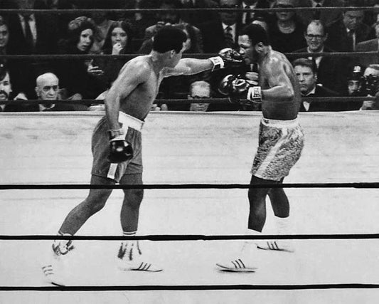 1971 Heavyweight Boxers Joe Frazier Vs Muhammad Ali Glossy Photo Print
