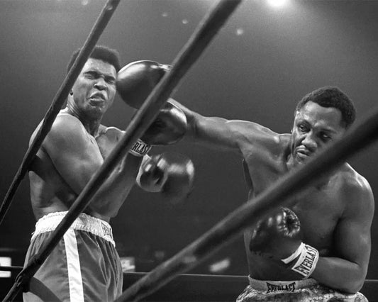 1971 Joe Frazier Vs Muhammad Ali Glossy Photo Heavyweight Boxers Print 1