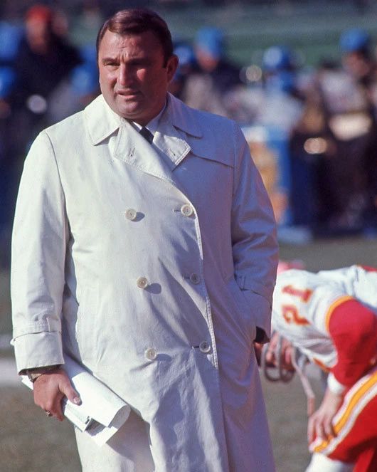 1971 Kansas City Chiefs Hank Stram Glossy Keychain Keychain