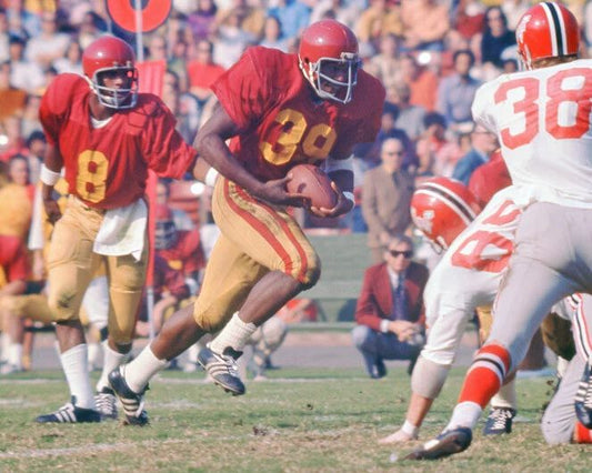 1971 Sam Cunningham Glossy Magnet Print Usc Trojans Vs Washington State