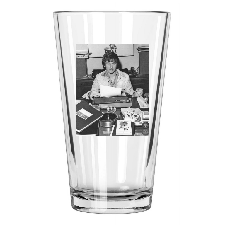 1971 Steven Spielberg Photo Thriller Film Duet Pint Beer Drinking Glass