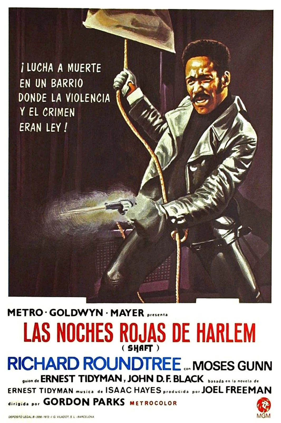 1971 Shaft Movie Magnet Richard Roundtree Moses Gunn Charles Cioffi