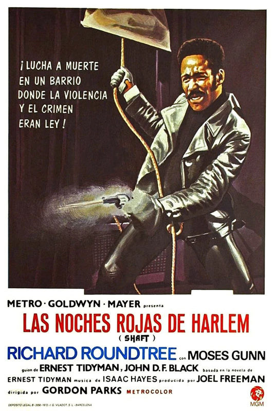 1971 Shaft Movie Magnet Richard Roundtree Moses Gunn Charles Cioffi