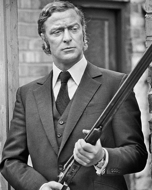 1971 Western Crime Film Get Carter Glossy Keychain Michael Caine Keychain