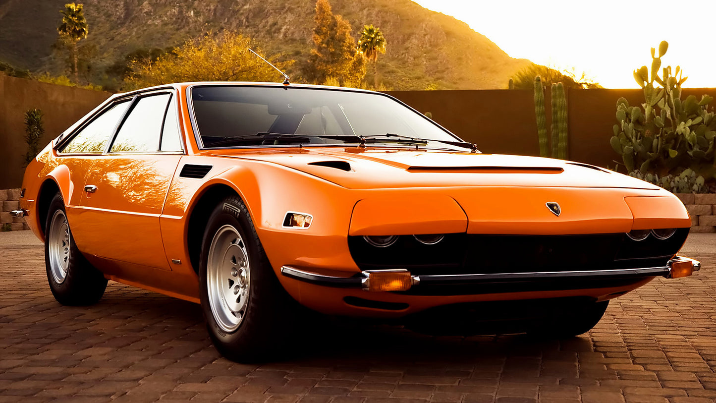 Lamborghini Jarama S Us Hd Art Print Poster