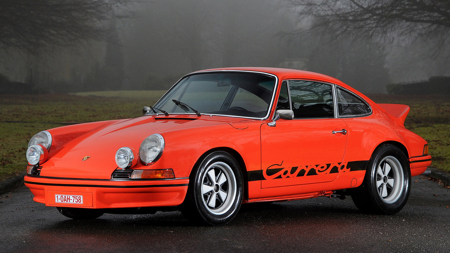 Porsche Carrera Rs Sport Hd Art Keychain