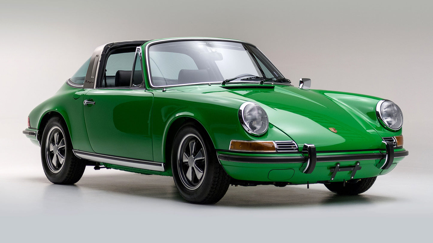 Porsche E Targa Us Hd Art Keychain