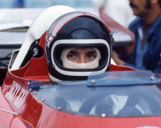 1972 Driver Jacky Ickx Glossy Keychain Formula 1 U.S. Grand Prix Keychain