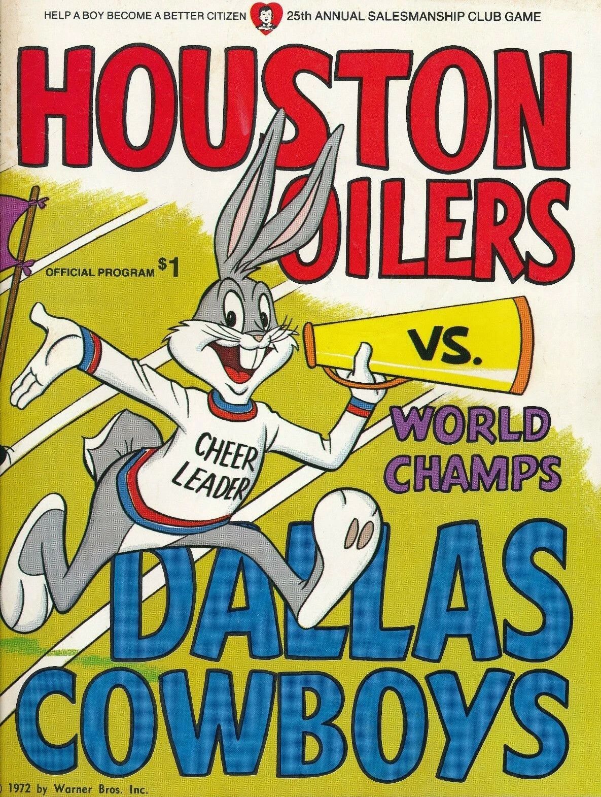1972 Houston Oilers Vs Dallas Cowboys Keychain Football Picture Nfl