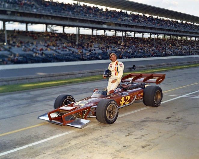 1972 Indy Racecar Driver Swede Savage Glossy Keychain Indianapolis 500 Keychain