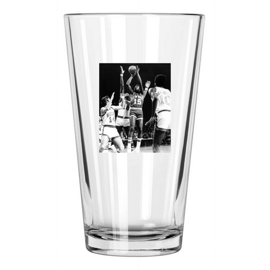 1972 New York Knicks Earl Monroe Nba Basketball Hof 90 Pint Beer Drinking Glass