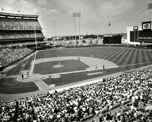 1972 New York Mets Shea Stadium Glossy Photo Field Print Ballpark Poster