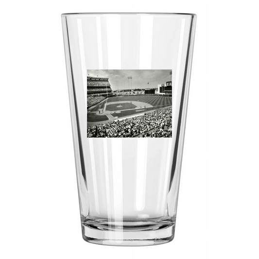 1972 New York Mets Shea Stadium Photo Field Ballpark Pint Beer Drinking Glass