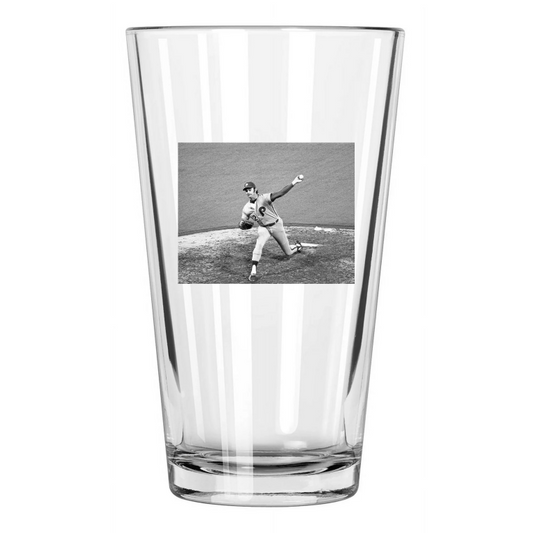 1972 Philadelphia Phillies Steve Carlton Photo Hof 94 Pint Beer Drinking Glass