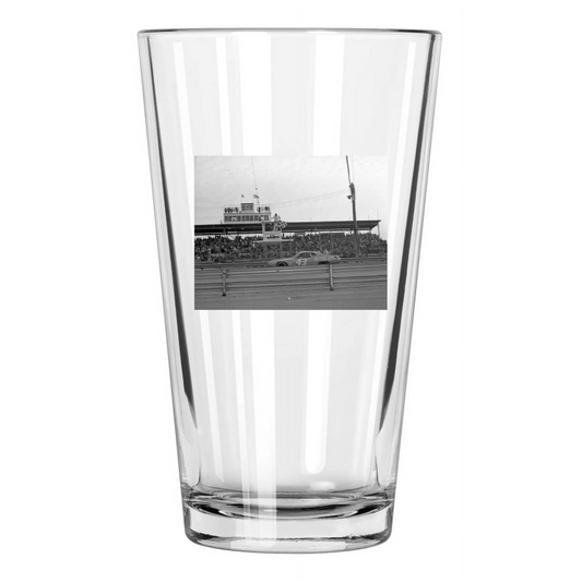 1972 Stp Dodge Richard Petty Photo Richmond 500 Winner Pint Beer Drinking Glass