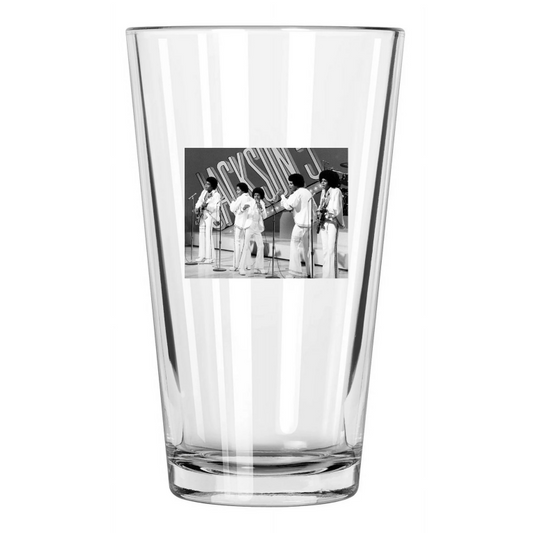 1972 The Jackson Five 5 8X10 Photo Michael Jackson Pint Beer Drinking Glass
