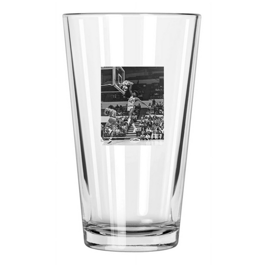 1972 Virginia Squires Julius Dr J Erving Aba Basketball 1 Pint Beer Glass