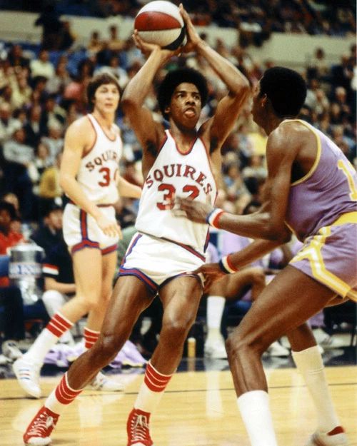 1972 Virginia Squires Julius Dr J Erving Glossy Magnet Aba Basketball Print 2