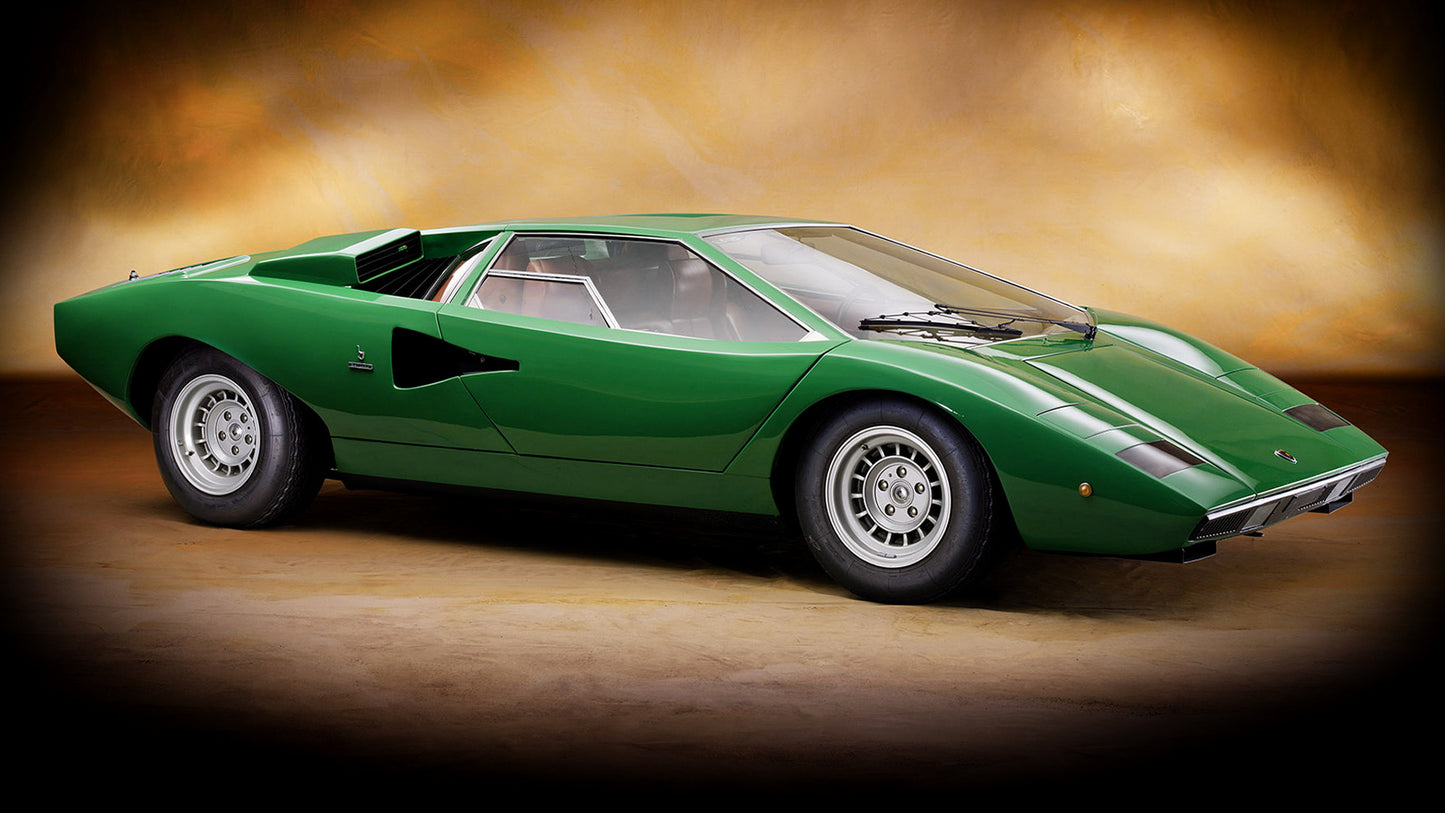 Lamborghini Countach Prototype Hd Art Print Poster