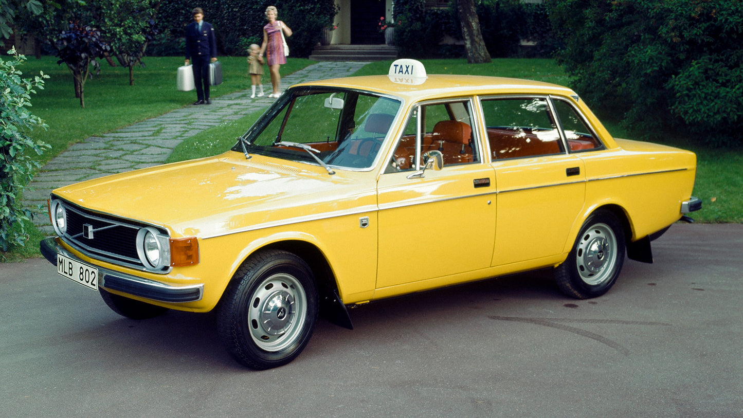 Volvo Taxi Hd Art Keychain