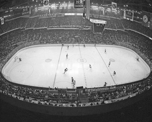 1973 Boston Garden Glossy Magnet Hockey Print Ice Rink Magnet
