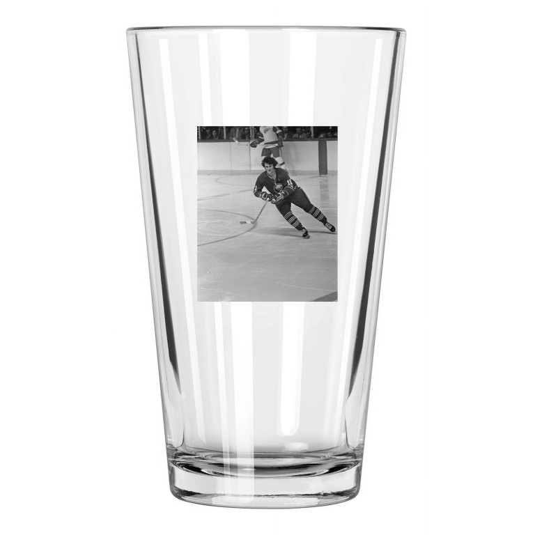 1973 Buffalo Sabres Gilbert Perreault Photo Hof 90 Pint Beer Drinking Glass