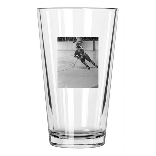 1973 Buffalo Sabres Gilbert Perreault Photo Hof 90 Pint Beer Drinking Glass
