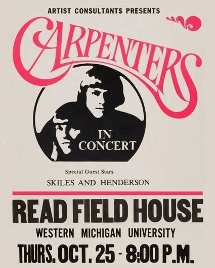 1973 Concert The Carpenters Glossy Magnet Karen And Richard Magnet