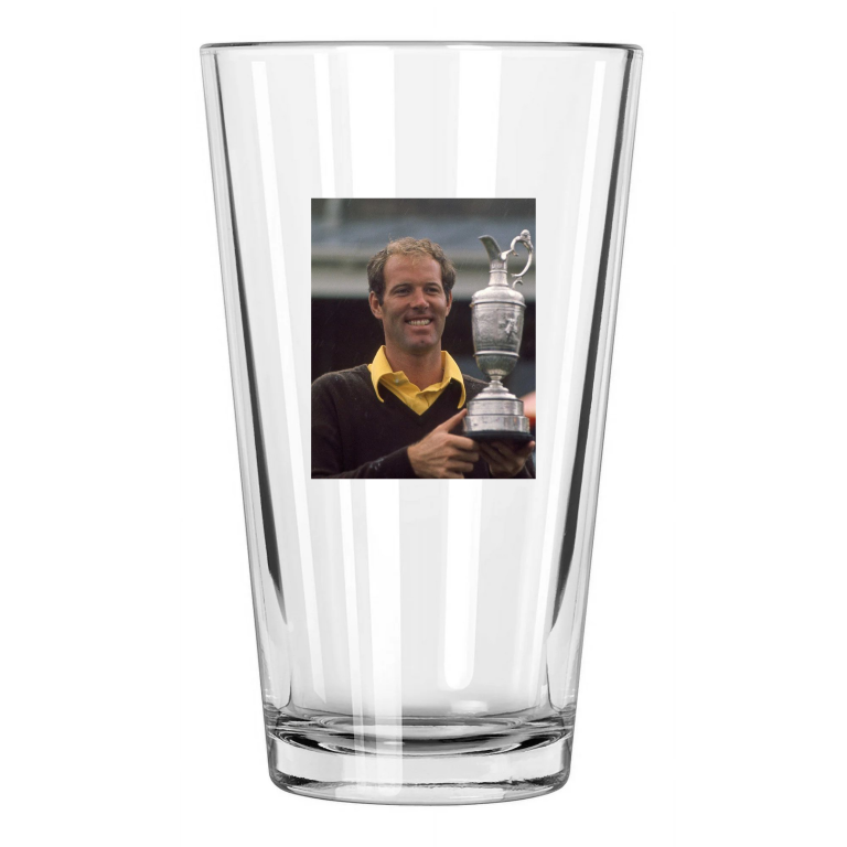 1973 Golfer Tom Weiskopf Photo Golf British Open Winner Pint Beer Drinking Glass