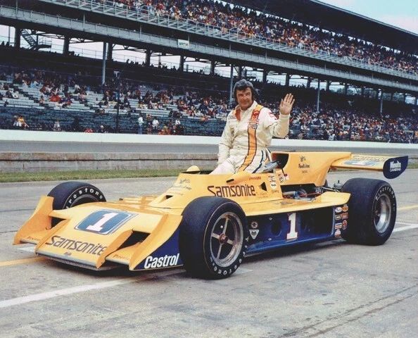 1973 Indy Racecar Driver Joe Leonard Glossy Photo Indianapolis 500 Poster