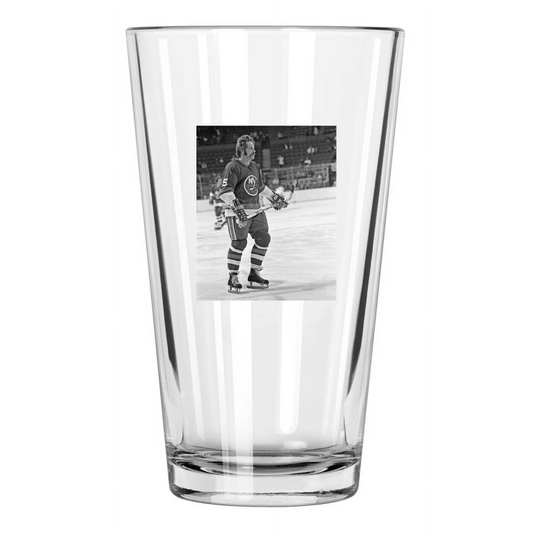 1973 New York Islanders Denis Potvin Photo Hof 91 Pint Beer Drinking Glass