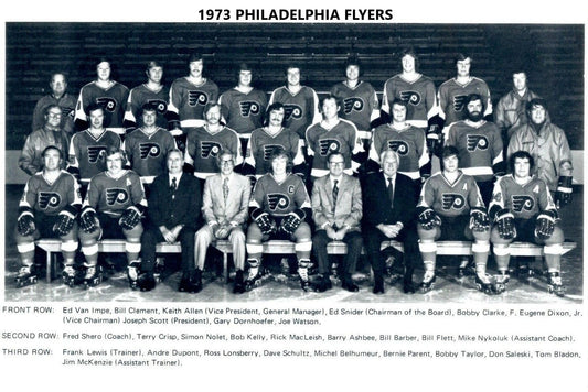 1973 Philadelphia Flyers Photo Hockey Nhl Picture 300 Piece Jigsaw Puzzle