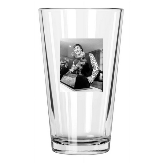 1973 Penn State John Cappelletti College Heisman Trophy 2 Pint Beer Glass