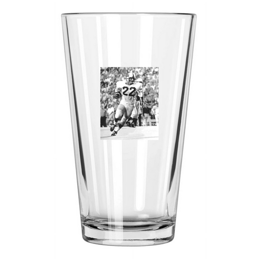 1973 Penn State John Cappelletti Photo Heisman Winner Pint Beer Drinking Glass