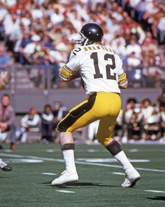 1973 Pittsburgh Steelers Terry Bradshaw Glossy Keychain Print Football Keychain