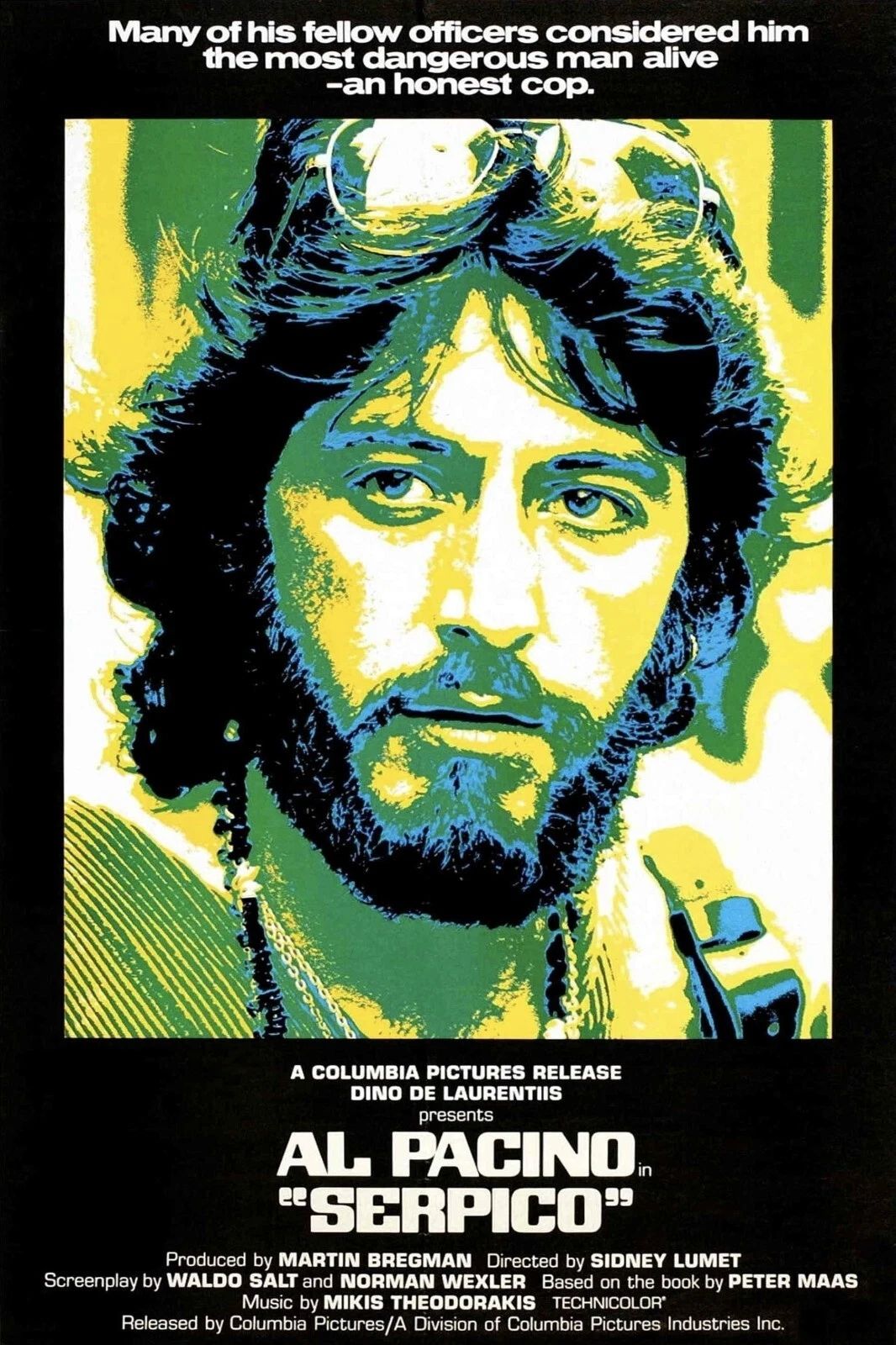 1973 Serpico Movie Poster Al Pacino Cornelia Sharp John Randolph