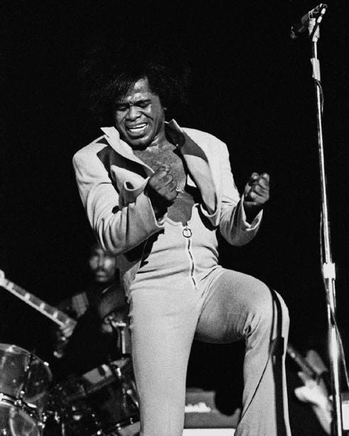 1973 Soul Singer James Brown Glossy Photo Funk Music Print Poster