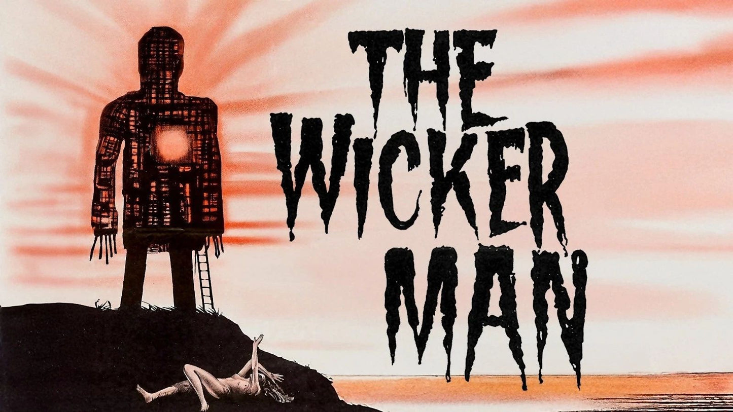 1973 The Wicker Man Movie Keychain Christopher Lee Edward Woodward