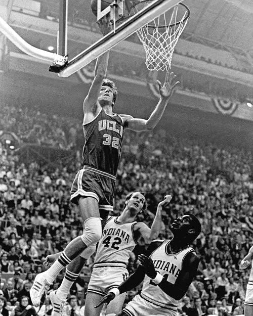 1973 Ucla Bruins Bill Walton Glossy Photo Basketball Print Poster