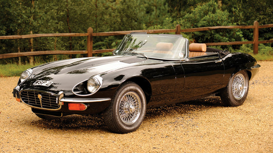 Jaguar E Type V12 Roadster Commemorative Edition Uk Hd Art Print Poster