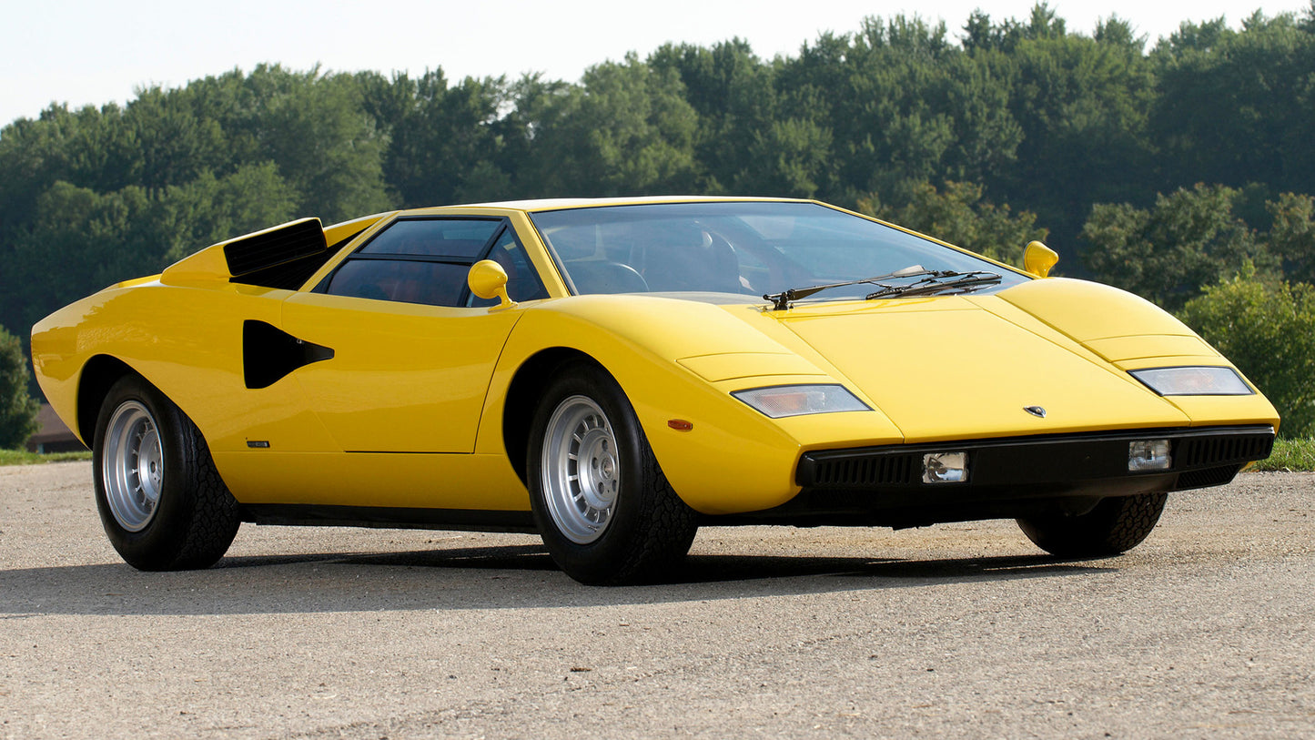 Lamborghini Countach Uk Hd Art Print Poster