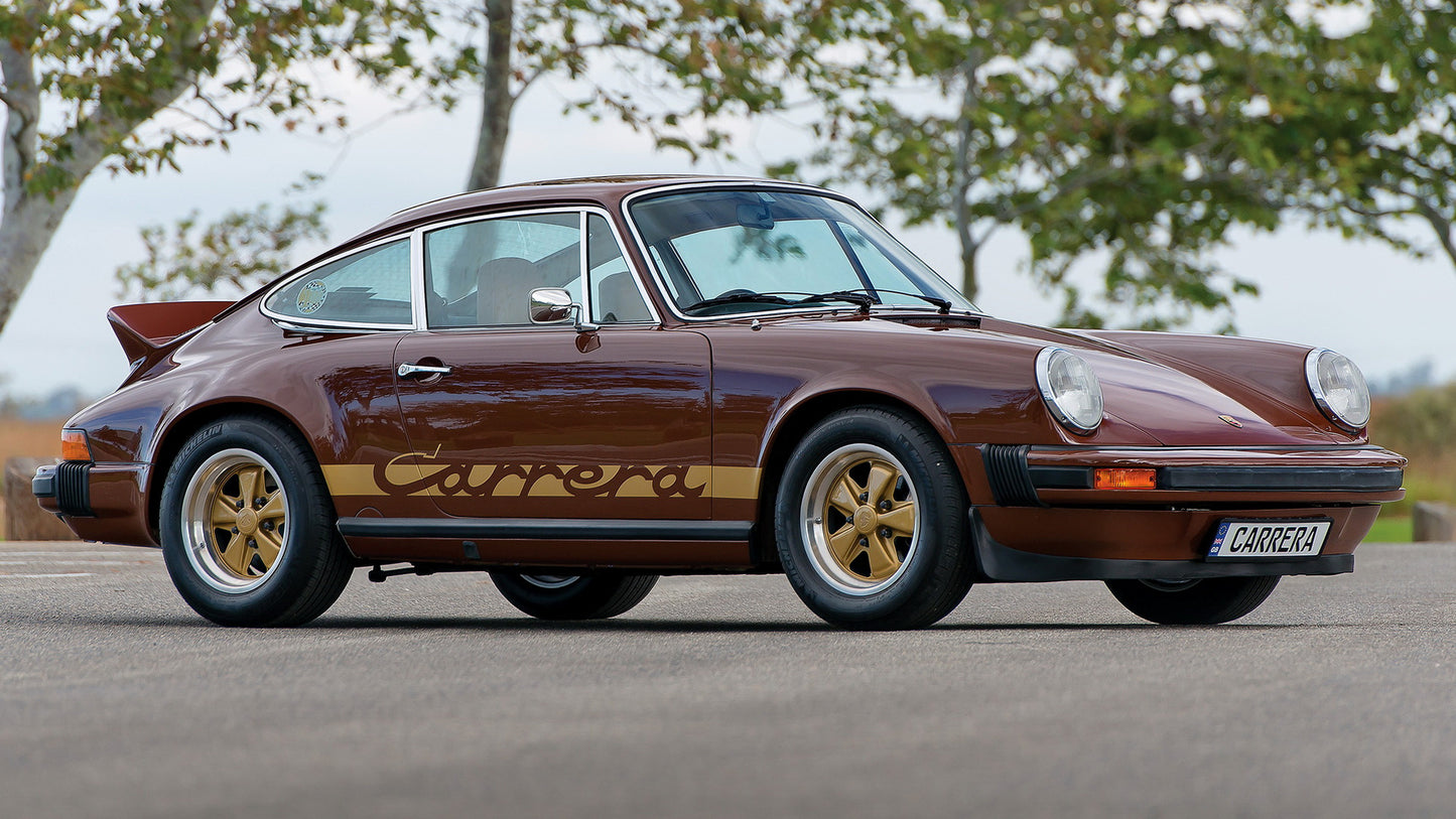 Porsche Carrera With Ducktail Uk Hd Art Keychain