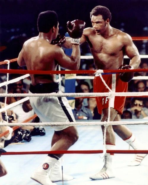 1974 Boxing Muhammad Ali & George Foreman Magnet Rumble In The Jungle Print