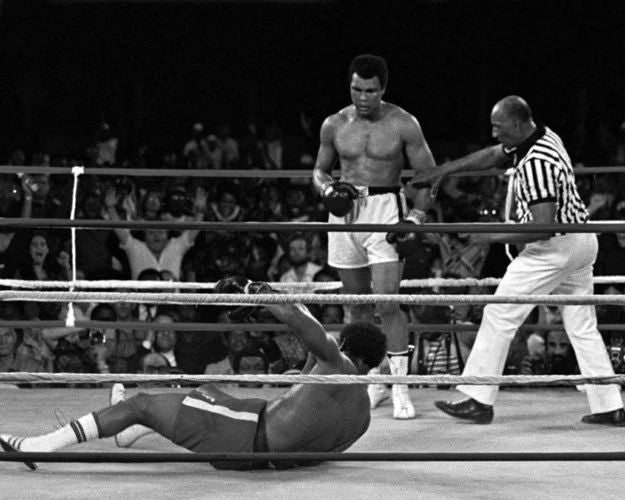 1974 Boxing Muhammad Ali Vs George Foreman Photo Rumble In The Jungle Print 1
