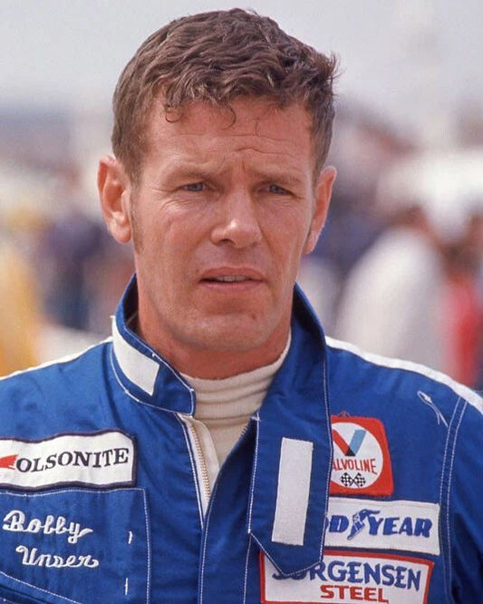1974 Famous Driver Bobby Unser Glossy Photo California 500 Usac Print