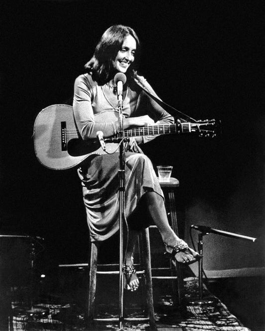 1974 Famous Singer Joan Baez Glossy Keychain Special Tv Concert Print