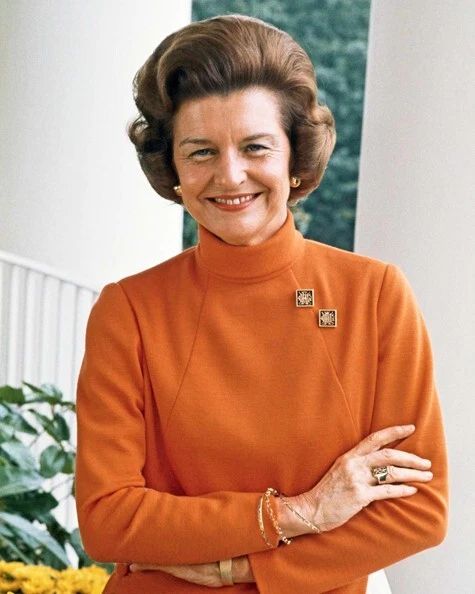 1974 First Lady Betty Ford Glossy Magnet Magnet Gerald Ford Print