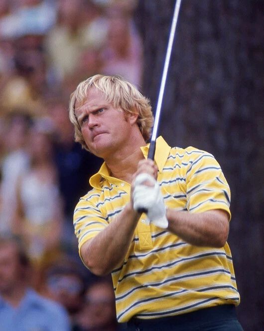 1974 Golfer Jack Nicklaus Glossy Keychain PGA Keychain Masters Us Open